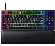 Razer Huntsman V2 Tenkeyless, Optinė Klaviatūra žaidimams, RGB LED pašvietimas, US išdėstymas, Clicky Violet Switch