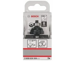 Bosch Suapvalinimo freza HM R=6,3mm, l=14mm,kotas 8mm