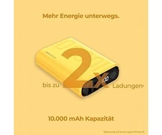 Powerbank Realpower RealPower Powerbank PB-10000 rinkinys gelb 10 000 mAh