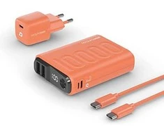 Powerbank Realpower RealPower Powerbank PB-10000 rinkinys, oranžinis 10 000 mAh