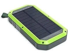 Powerbank Realpower RealPower Powerbank PB-10000 Solar juodas 10.000mAh