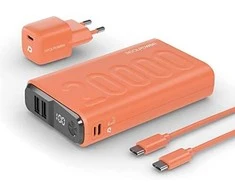 Powerbank Realpower Powerbank PB-20000 Set oranžinis 20.000mAh