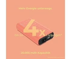 Powerbank Realpower Powerbank PB-20000 Set oranžinis 20.000mAh