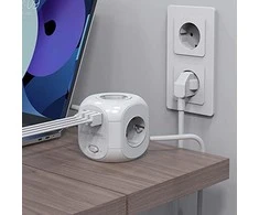 RealPower lizdo kubas PowerBox 431 + 3xUSB-A / 1xUSB-C