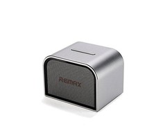 Remax RB-M8 mini Bluetooth 4.0 metalinė kompaktiška nešiojama muzikinė kolonėlė su 5W ir AUX 3.5mm, sidabrinė