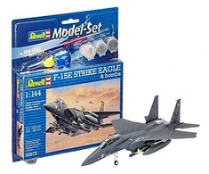 Revell F-15E Strike Eagle 1/144 dovanų rinkinys su bombomis (63972)