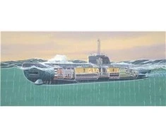 Revell - Deutsches U-Boot/German Submarine Type XXI su interjeru, 1/144, 05078