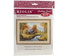 RIOLIS - Create It Yourself - Siuvinėjimo rinkinys „Rudeniškas vaizdas“ 1079 (38x26 cm)