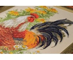 RIOLIS – Create It Yourself – Siuvinėjimo rinkinys „Gaidys“ 1479 (30x40 cm)
