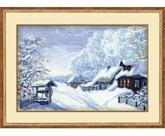 RIOLIS – Create It Yourself – Siuvinėjimo rinkinys „Žiema“ 989 (38x26 cm)
