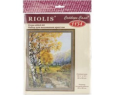 RIOLIS – Create It Yourself – Siuvinėjimo rinkinys „Beržynas“ 1134 (26x38 cm)