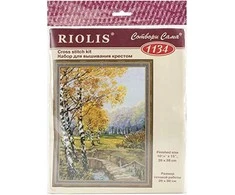 RIOLIS – Create It Yourself – Siuvinėjimo rinkinys „Beržynas“ 1134 (26x38 cm)