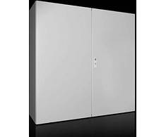 Rittal 1116000 AX Kompaktiškas korpusas 1200x1200x400 mm lakštinio plieno su plokščiu montavimu, dvigubos durys su 3 taškų užrakto sistema 1116 000