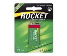 Rocket Heavy Duty 9V baterija, 1 vnt.