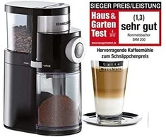 Kavamalė Rommelsbacher kavos malūnėlis su diskiniu malūnėliu EKM 200 Juodas, 110 W, 250 g