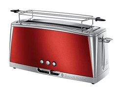 Skrudintuvas Russell Hobbs Luna Solar Raudona Long Slot (23250-56)