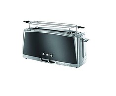 Russell Hobbs Luna Long Slot 2 riekelių skrudintuvas, pilkos spalvos
