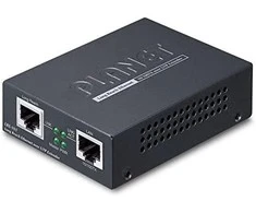 Šakotuvas „Planet PLANET“ 1 prievado 10/100TX Ethernet per tinklą terminalas „Juodas“ tinklo siųstuvas ir imtuvas