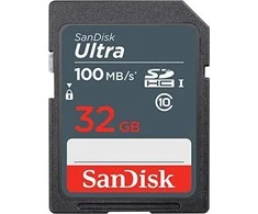 Atminties Kortelė - SanDisk Ultra 32GB UHS-I Klasė 10, Juoda