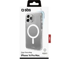 SBS magnetinis dėklas, suderinamas su MagSafe įkrovimu, skirtas iPhone 14 Pro Max Transparent