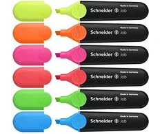 Schneider Teksto žymeklių rinkinys 6vnt