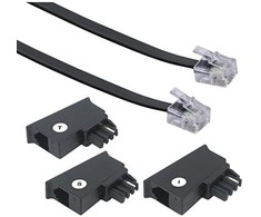 Schwaiger Telefonas Anschlussleitung universal 6m