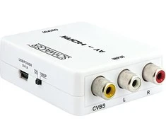 Adapteris AV Schwaiger Schwaiger 3 x CINCH lizdas -> 1 x HDMI lizdas, Full HD 1080p