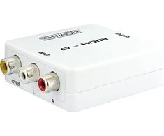 Adapteris AV Schwaiger Schwaiger 3 x CINCH lizdas -> 1 x HDMI lizdas, Full HD 1080p