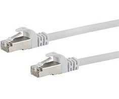 Juodasis „Schwaiger CAT6“ tinklo kabelis, S/FTP, 2,5 m, baltas