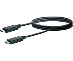 USB kabelis Schwaiger USB-C - USB-C 1 m Juodas (LK101C531)