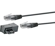 Schwaiger Steckeradapter TAE-F/RJ45 3m Juodas