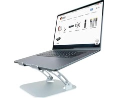 Schwaiger Laptopständer bis 20'' Max.20KG faltbar Alu sidabrinis