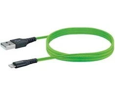 USB kabelis Schwaiger USB-A - Žaibas 1.2 m žalias (LPRO420501)