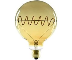 Segula Segula LED Bridge Globe 125 Curved Plus auksinis E27 6,5W 1900K