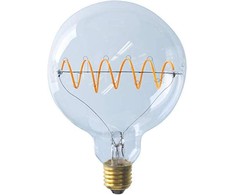 „Segula LED Bridge Globe 125 Curved Plus“ permatomas E27 6,5W 1900K