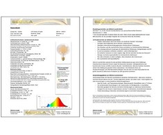 Segula LED Globe 125 auksinis E27 5W 340Lm 1900K ściemnialny