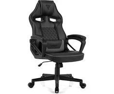 Žaidimų kėdė Sense7 Knight Gaming Chair, Juoda-pilka