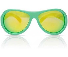 47 Brand Sale! SHADEZ Designer Leaf Print žalios „Junior“ vaikiški saulės akiniai 3–7 metams SHZ 44