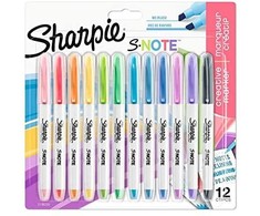 Markerių rinkinys Sharpie S-note Mix 12 vnt. - 2138233
