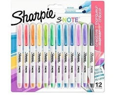Markerių rinkinys Sharpie S-note Mix 12 vnt. - 2138233