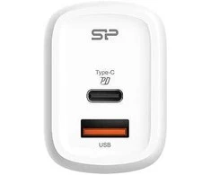 Silicon Power pakrovėjas USB-C/USB QM25 30W, baltas