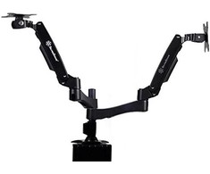 Laikiklis SST-ARM22BC (SST-ARM22BC) „SilverStone“ laikrodžio stalas su 2 monitoriais
