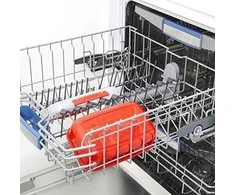 Sistema Stačiakampė mikrobangų krosnelėje šildoma priešpiečių dėžutė, 1,25 l, raudona