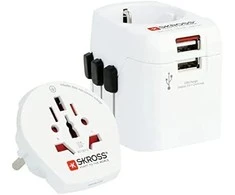 Skross Pro Light USB pasaulis (2xA)