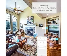 Woox Smart Woox Wi-Fi 4 lizdų maitinimo juosta, 4xUSB