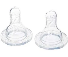 DR. BROWNS | QU0034 | Level 2 Silicone Narrow Options+ Nipple 2pcs
