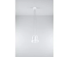 Sollux Lighting Pakabinamas šviestuvas DIEGO 3 baltas