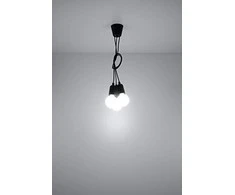Sollux Lighting Pakabinamas šviestuvas DIEGO 3 juodas