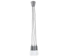 Sollux Lighting Pakabinamas šviestuvas DIEGO 3 pilkas