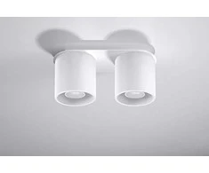 Lubinis šviestuvas Sollux Lighting Sollux Plafonas ORBIS 2 baltas